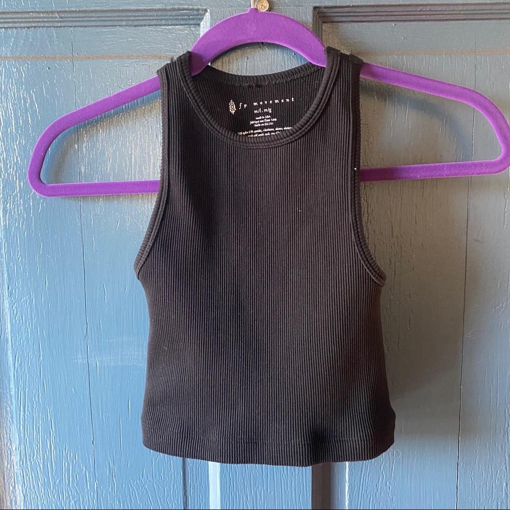 NWOT Free People black ribbed tank size M/L